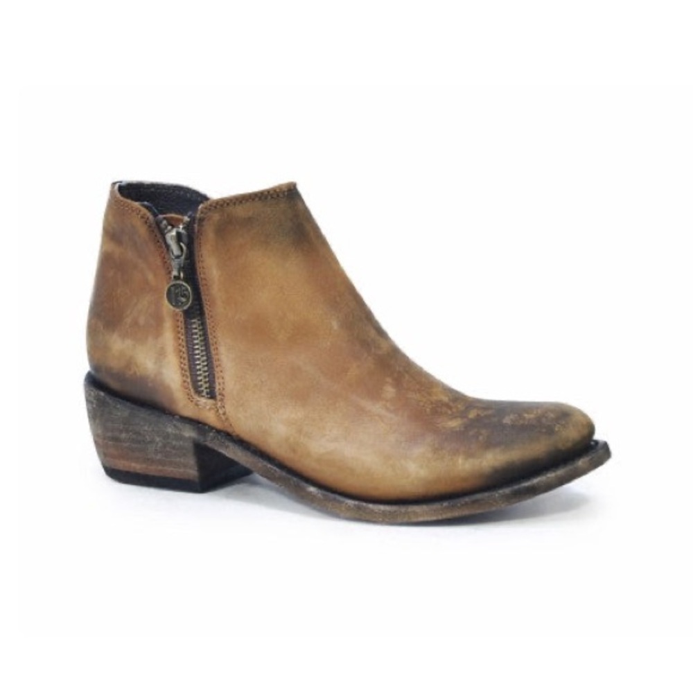 Liberty Black Bootie Stone Washed